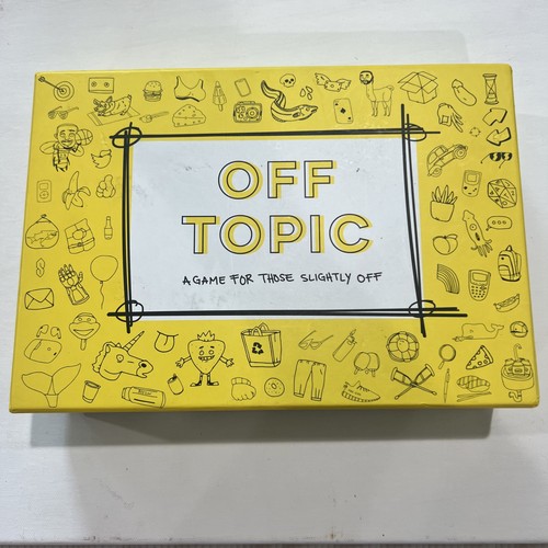 Off topic game for those - topic,